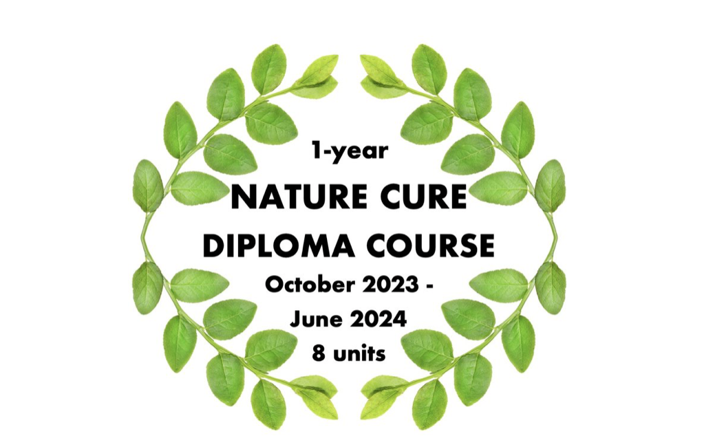 Nature Cure Diploma - Weekend 1 of 8 Roots